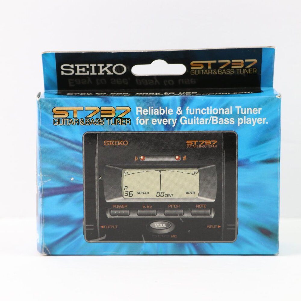 Seiko Guitar & Bass Tuner Model ST737